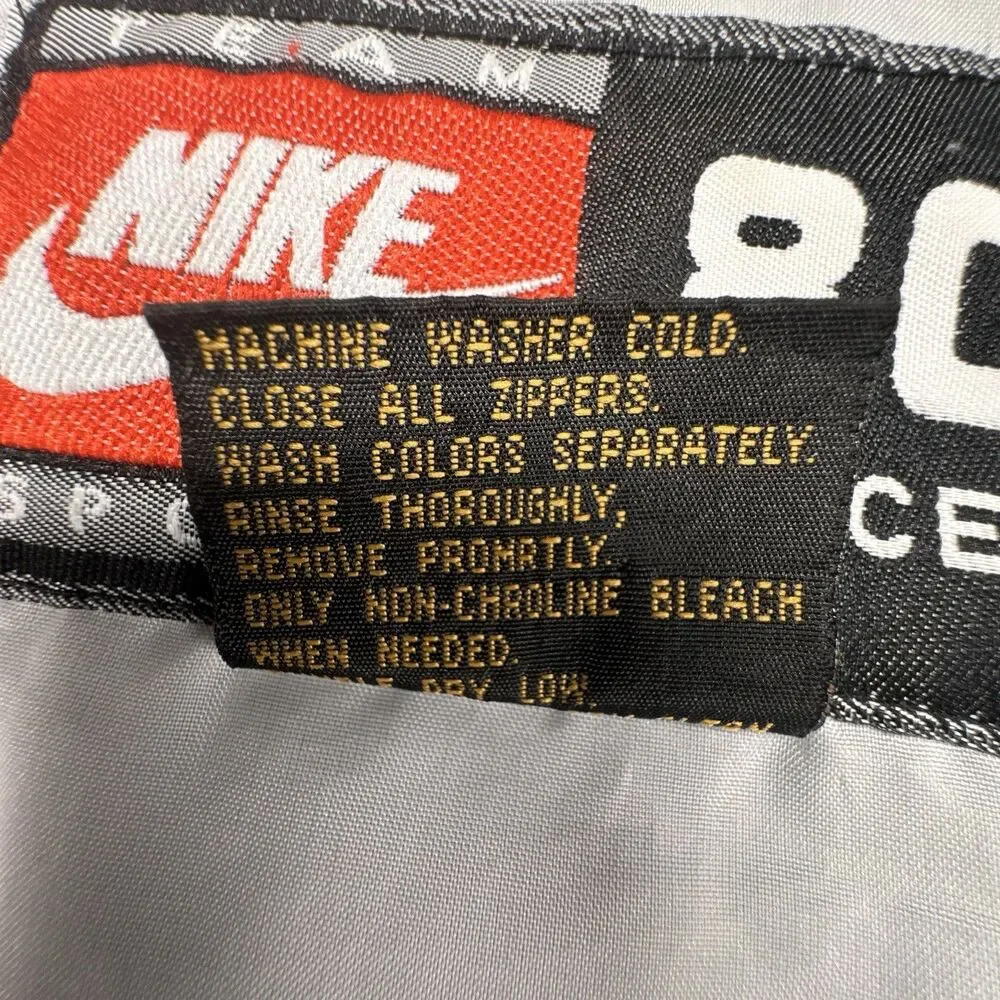 Vintage Nike Team Sports Jerry Rice 80 Big Swoosh Jacket Black XL 90s Rare